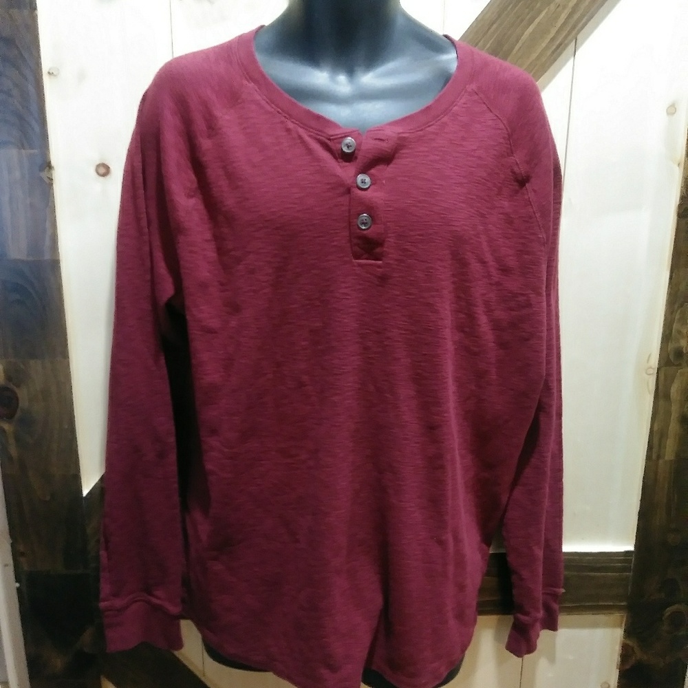 3 for $15 - Men's XXL Long-Sleeve Henley